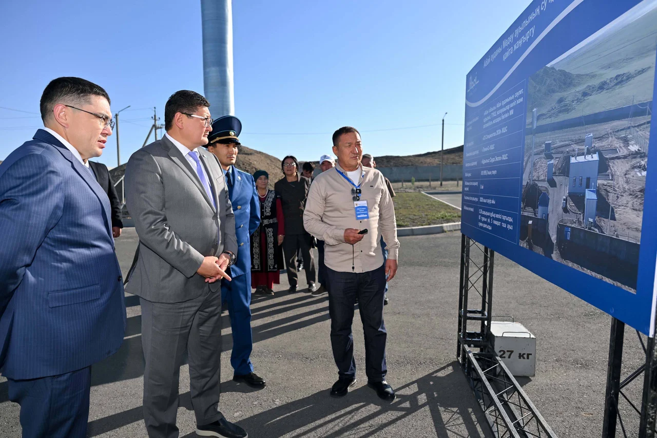 Медеу ауылында жаңғыртылған су құбыры желісі іске қосылды