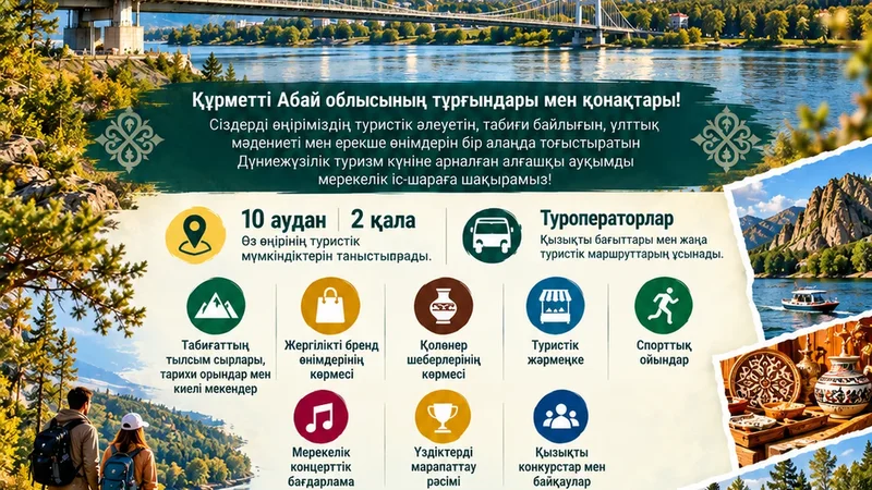 Абайская область впервые отметит День туризма