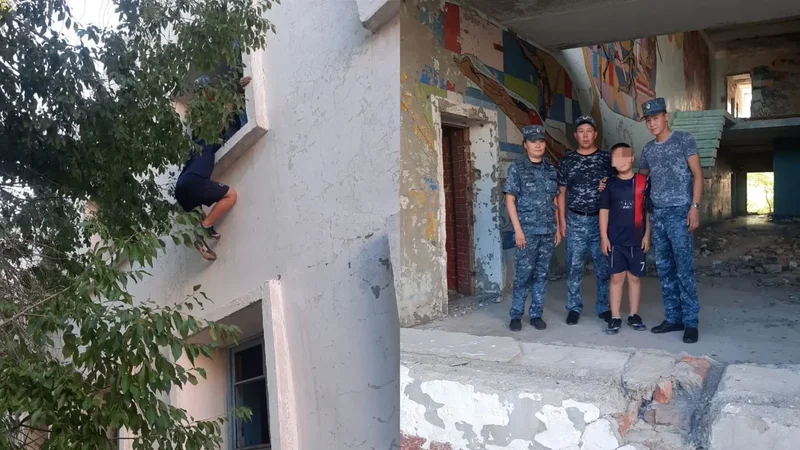 Ребенка спасли из заброшенного здания