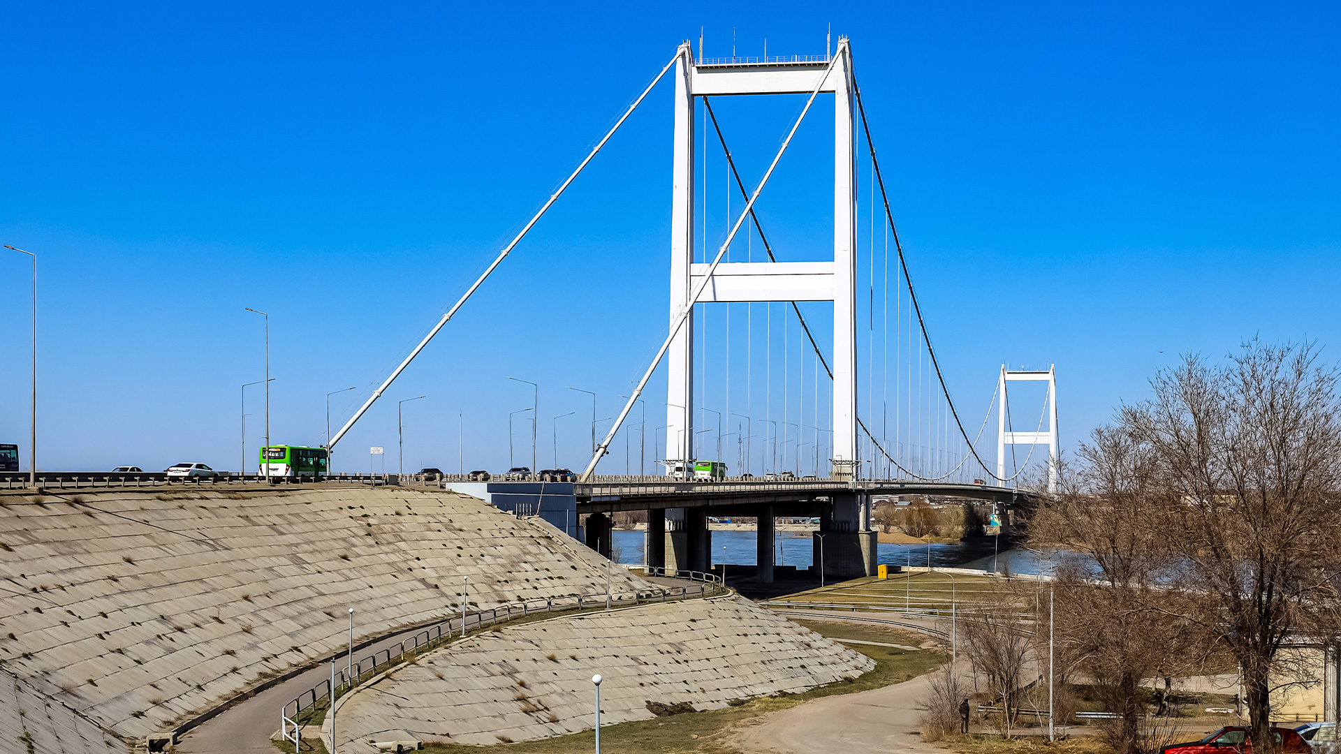 Аспалы көпірде жөндеу жұмыстары жүргізілуде