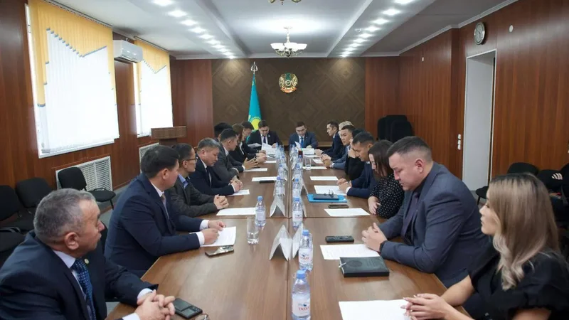 В Абайском районе прошла встреча директоров молодёжного ресурсного центра