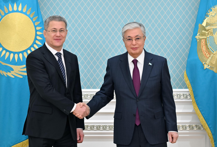 Президент Казахстана принял главу Республики Башкортостан Радия Хабирова