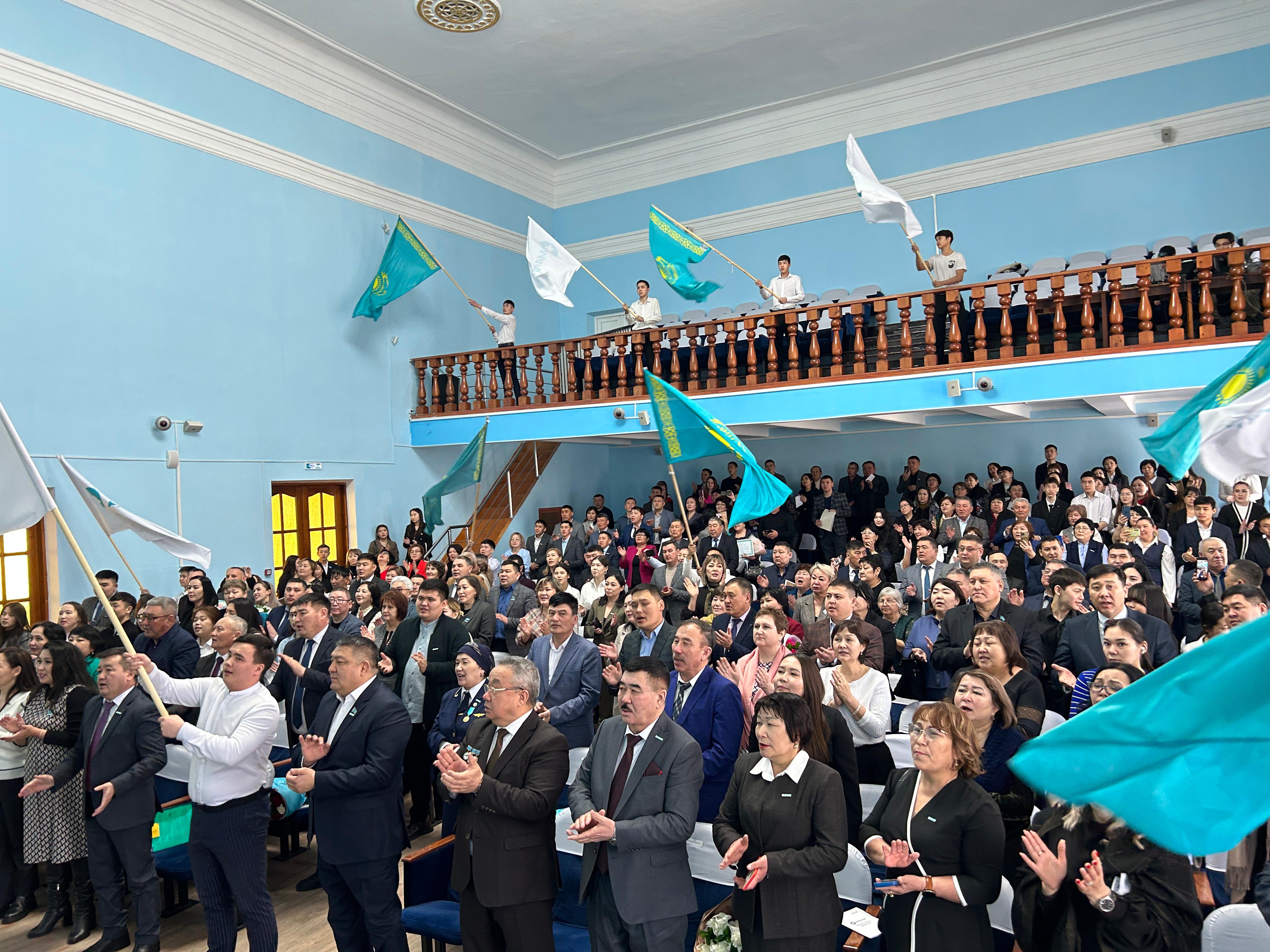 В Абайском районе прошел I региональный форум первичных партийных организаций партии «АМАНАТ»