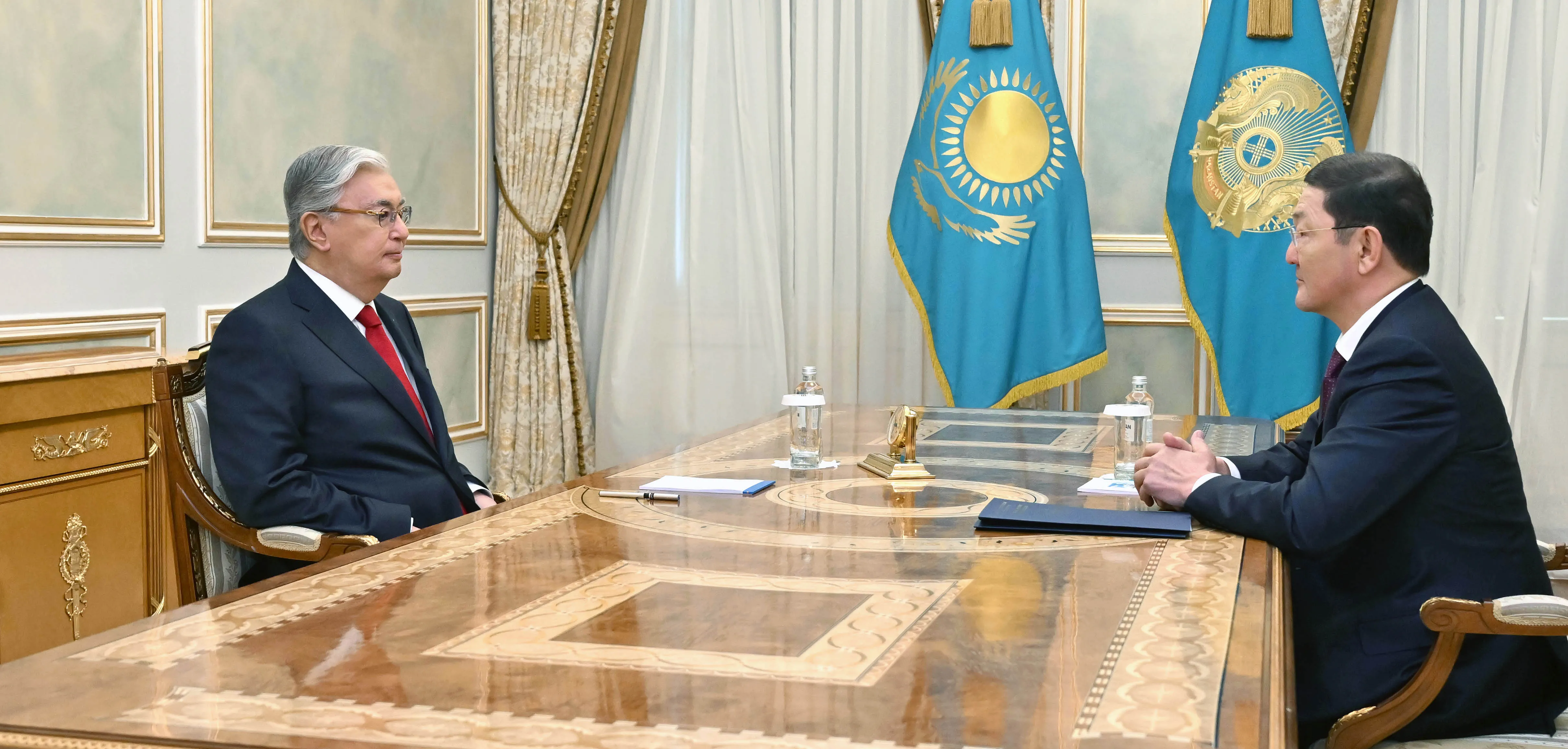 Тоқаев Жоғарғы сот төрағасы Асламбек Мерғалиевті қабылдады
