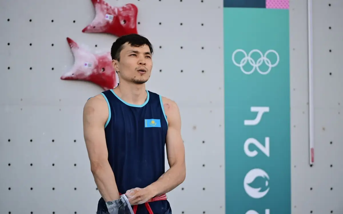 Амир Маймуратов побил олимпийский рекорд по скалолазанию