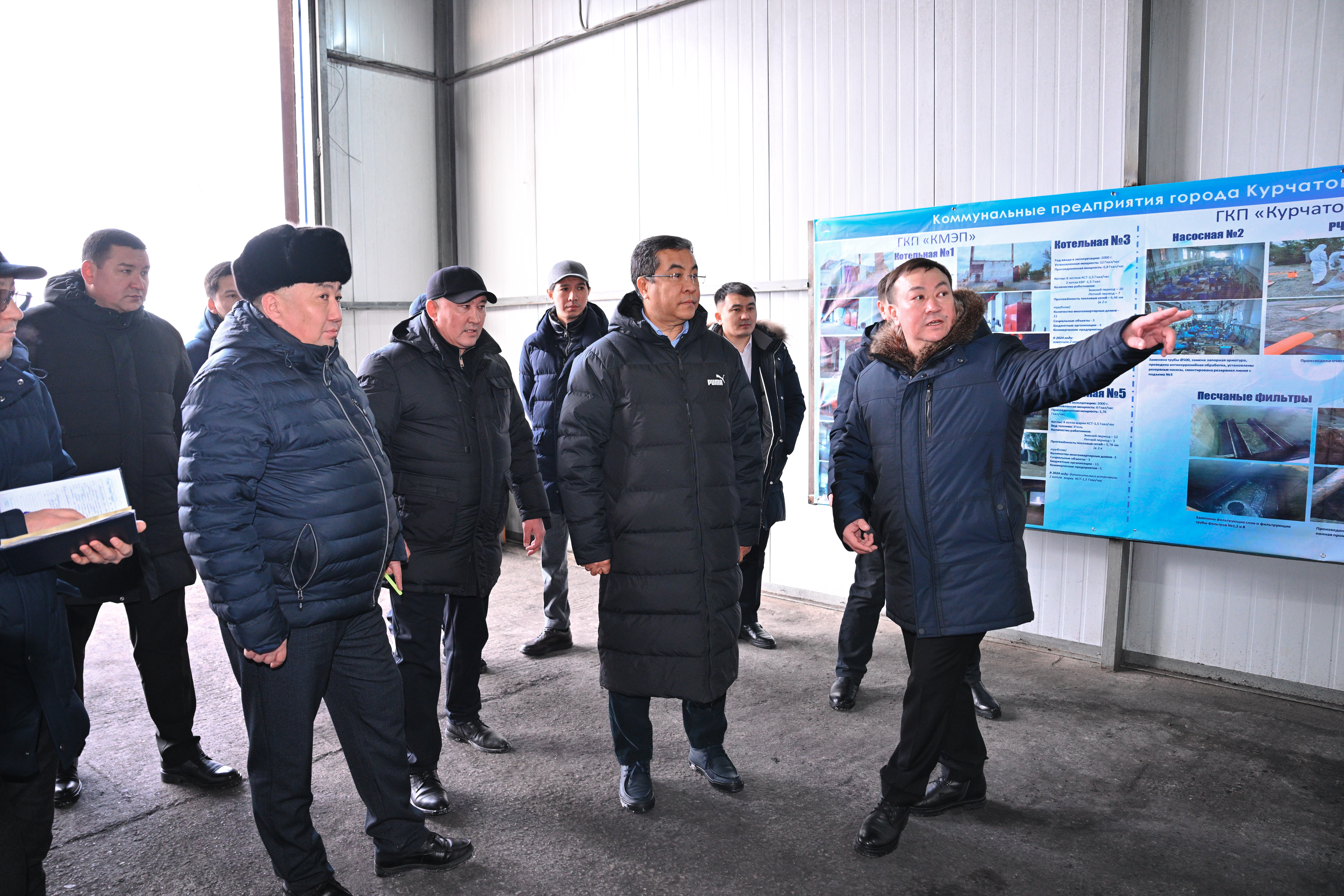 Аким области посетил с рабочей поездкой город Курчатов