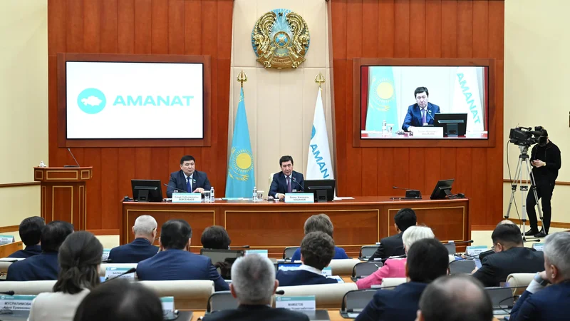 В «AMANAT» заслушали Правительство по единому часовому поясу