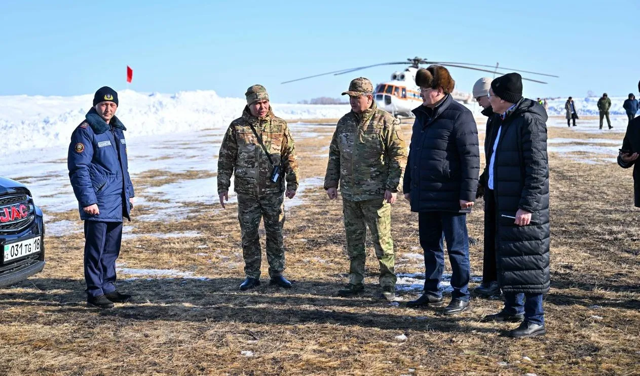 Облыс әкімі 4 аудандағы су тасқыны қаупі бар аумақтарды тексерді