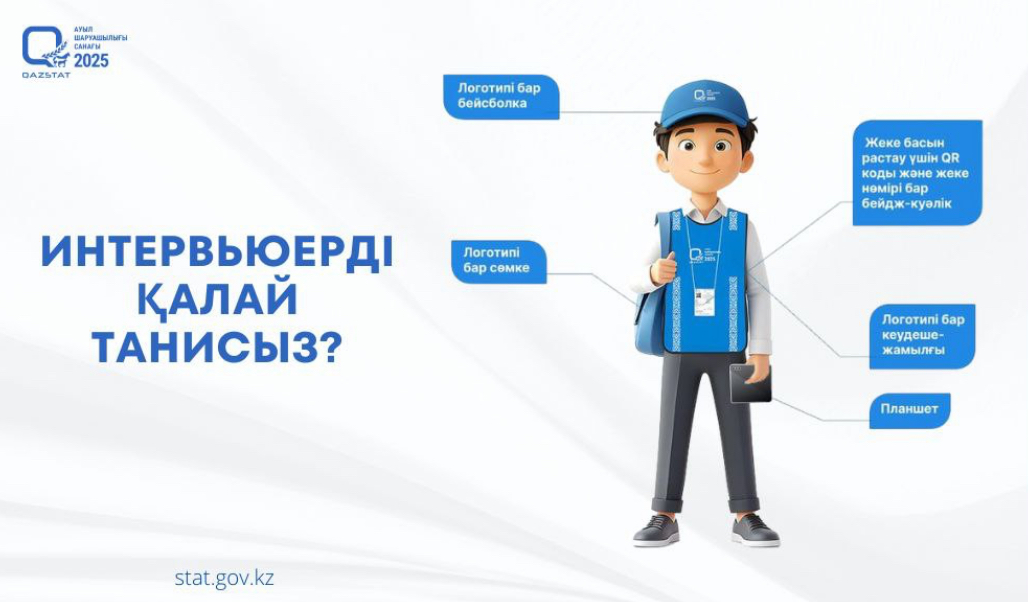Личность интервьюеров сельхозпереписи можно проверить через сайт или по телефону 1446