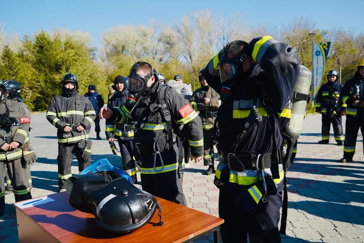 В области Абай прошёл пресс-тур на тему пожарной безопасности