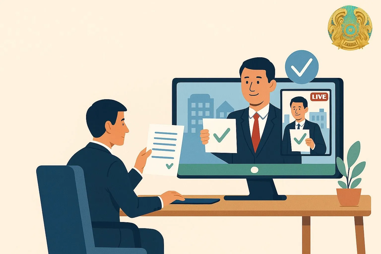 Абай облысында мемлекеттік қызмет көрсету сапасына қашықтан мониторинг жүргізу арқылы кәсіпкердің құқықтары қорғалды  