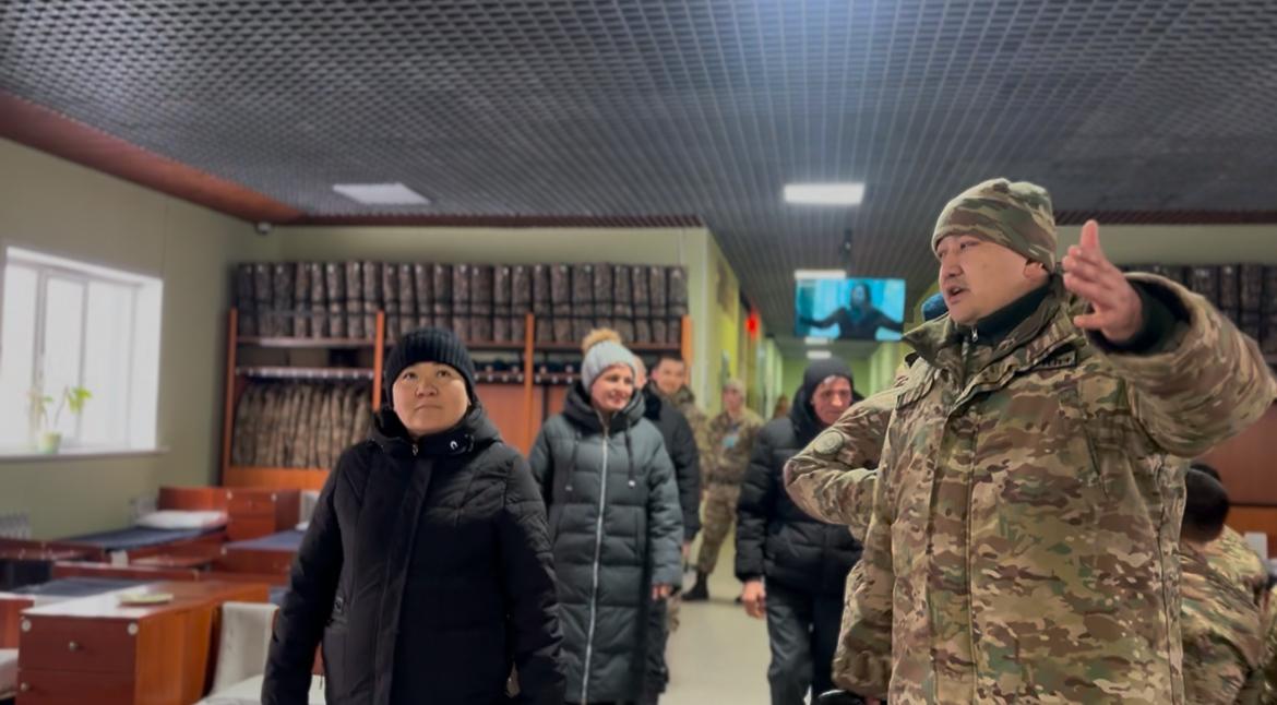 Ұлттық ұланның Курчатовтағы әскери бөлімінде  ата-аналарға арналған ашық есік күні өтті