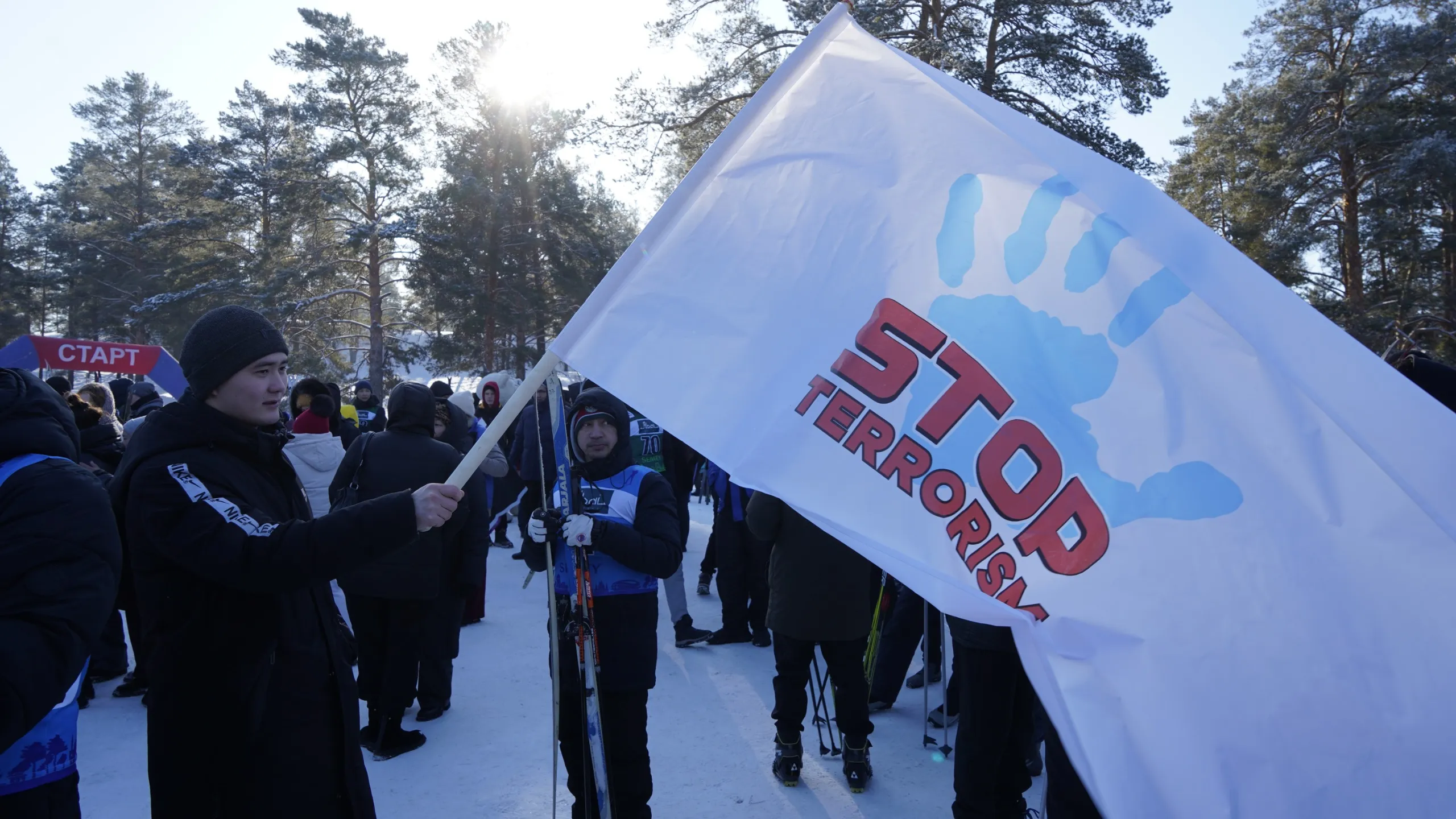 Спортивные ценности: в Семее лыжня объединила поколения против экстремизма