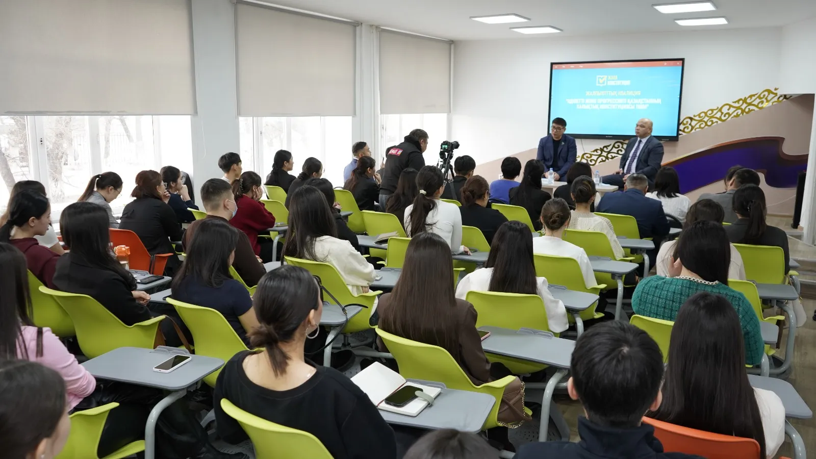 Коалиция мүшелері «Alikhan Bokeikhan University» ұжымымен кездесті