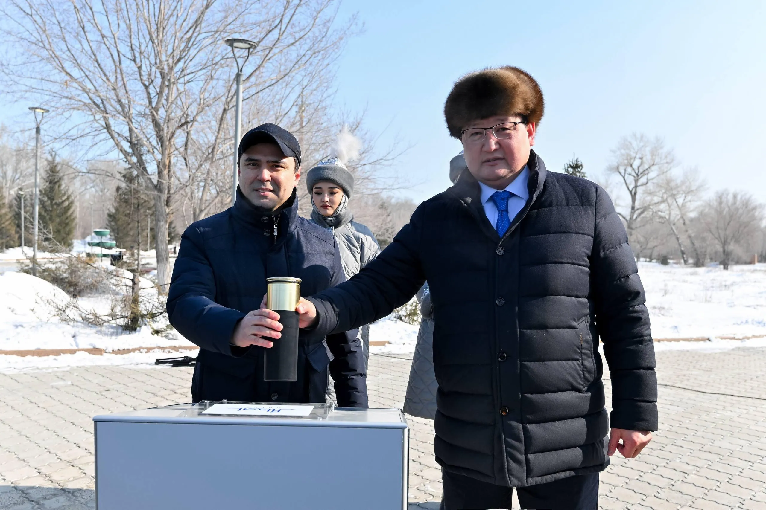 «Абайға құрмет»: в Семее началось строительство Площади государственных символов