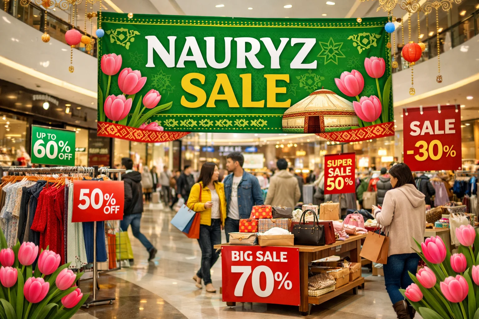 В  Казахстане стартует праздничная акция «Nauryz Sale»