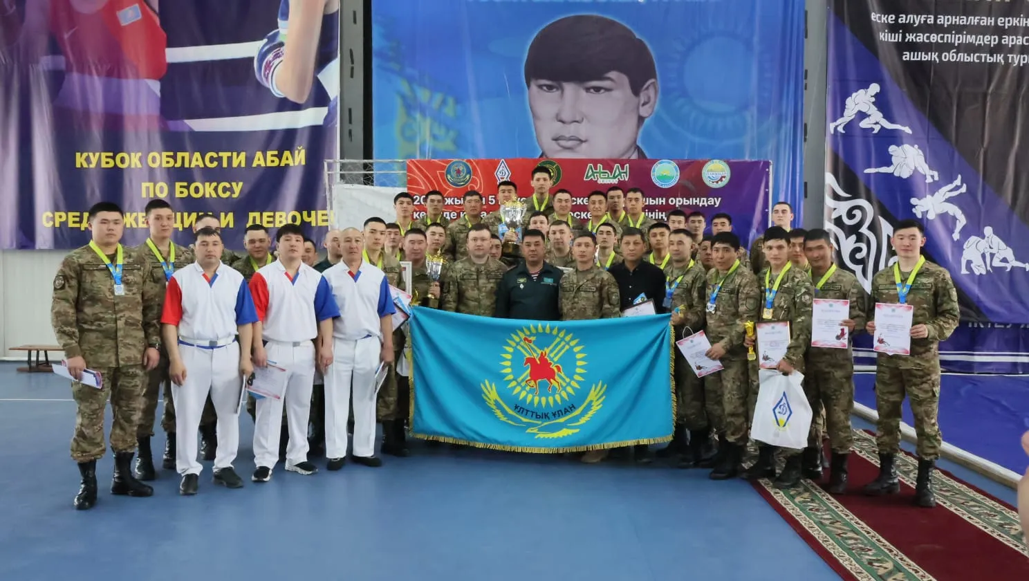 Турнир по самбо среди гвардейцев прошёл в Семее