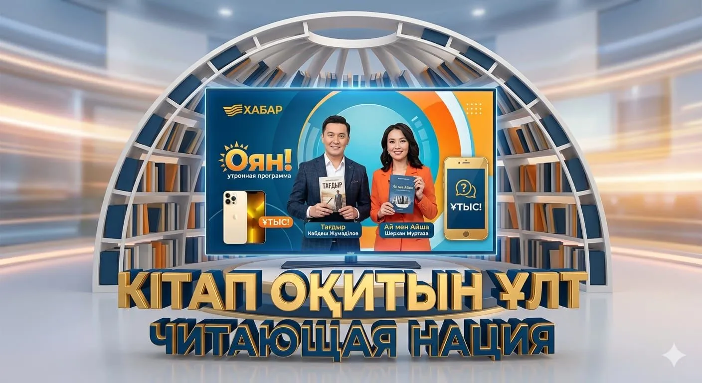 Ұлттық кітап күніне орай ауқымды медиажоба іске қосылды