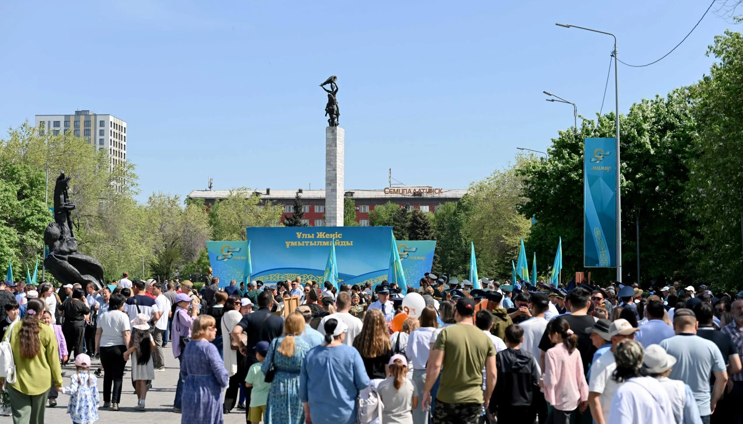 В области Абай широко отмечают День Победы
