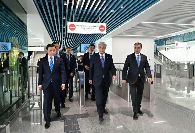 Мемлекет басшысы Astana LRT жүйесін іске қосу рәсіміне қатысты