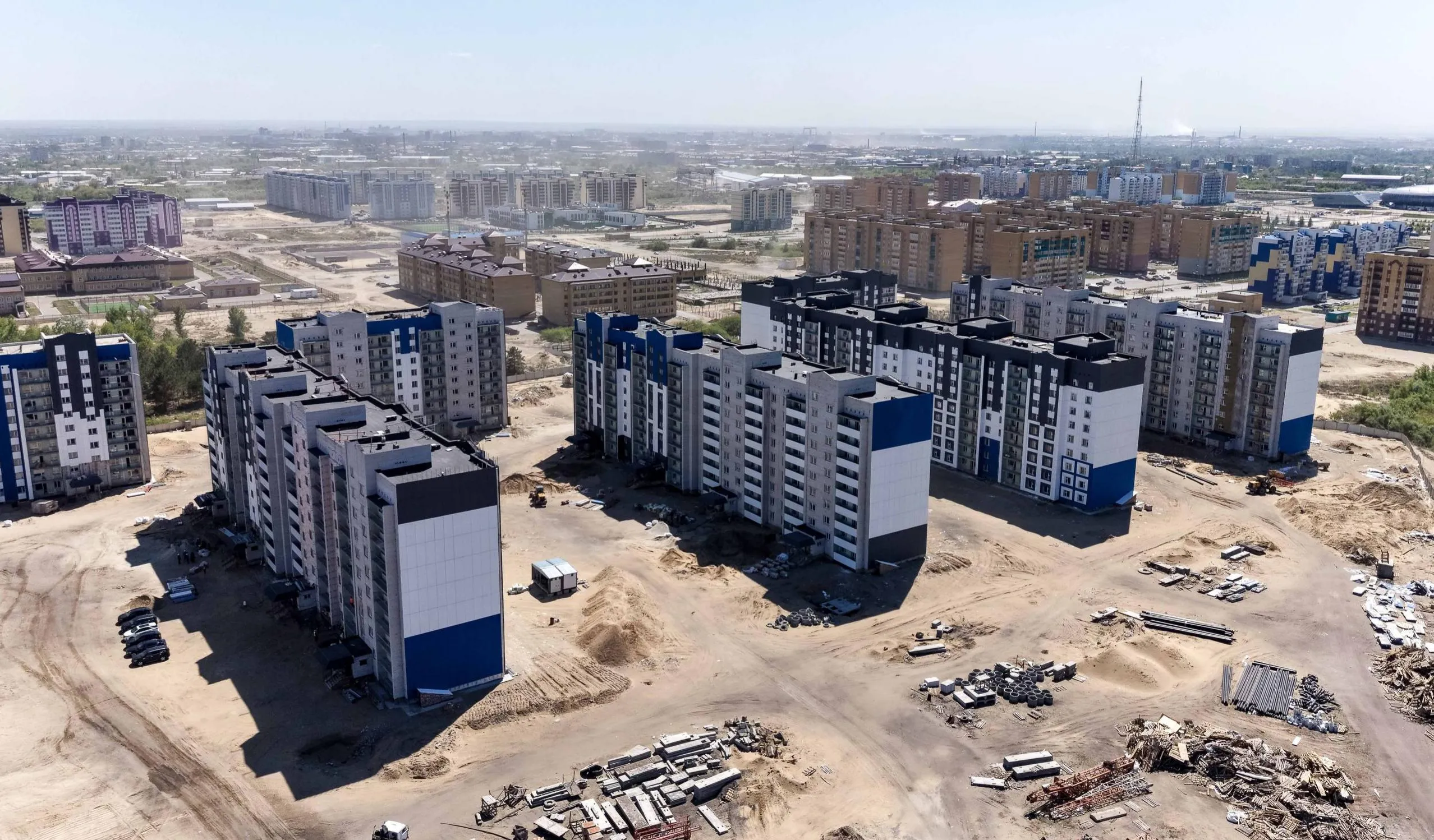 Қарағайлыдағы құрылыс қарқыны: 712 пәтер тамызда тапсырылмақ
