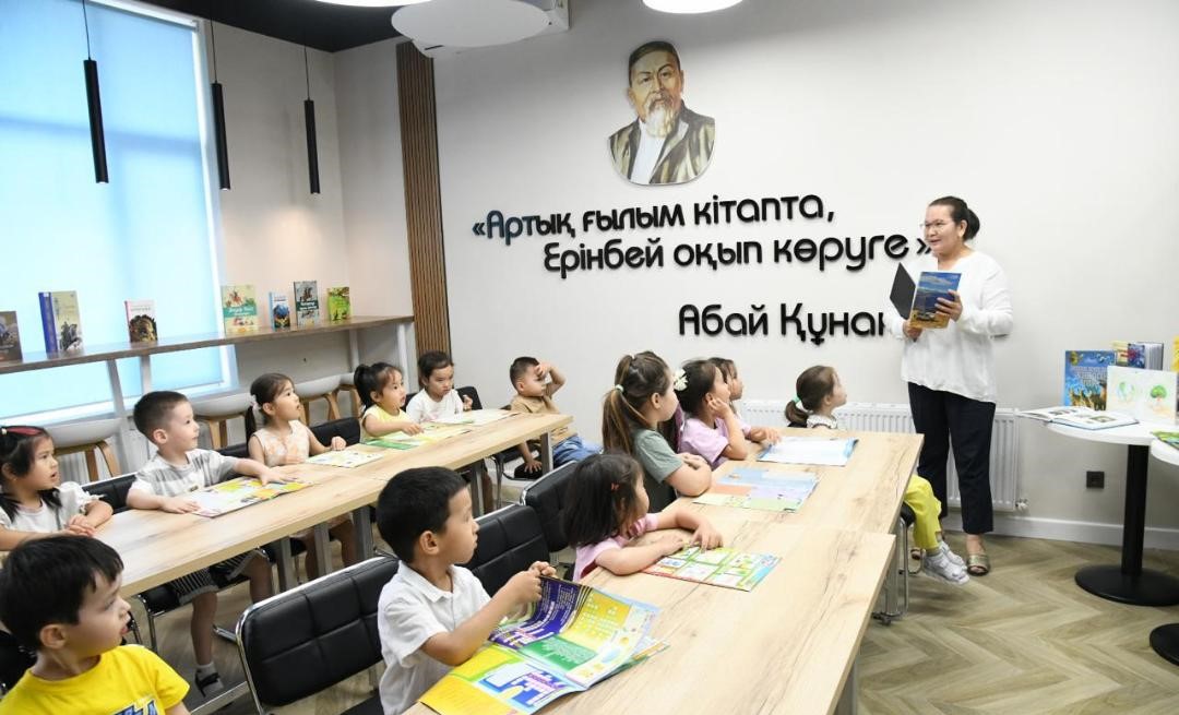 Елордадағы кітапханада мектепке дейінгі балаларға арналған экосағат өтті